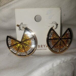 Lane bryant citrus earrings